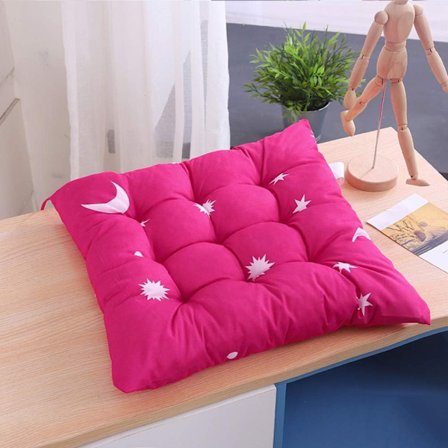 Fyrkantig andningsbar stolsdyna, tjock stoppad pall sittdyna hushåll inomhus utomhus