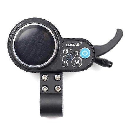 LIVIAE 36V-48V 350W Motor Børsteløs Kontroller LCD Display Panel Tommelgass Elektriske Sykler S Edition