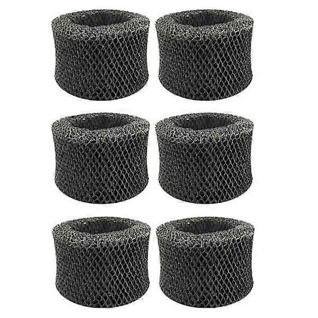 6 stk. luftfukterfilter absorberer og fjerner kalk for Philips Hu4803 Hu4811 Hu4813 Hu4801 Hu4802 luftfukter (FMY)