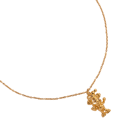 pfgSTOCKHOLM Bamse Gold Halsband Dam Guld ONESIZE