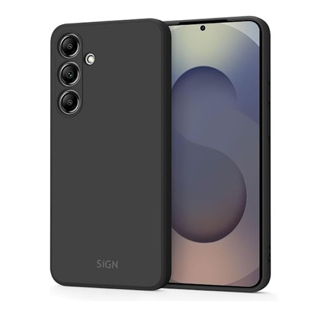 SiGN Liquid Silicone Case for Samsung Galaxy S26 Plus - Black