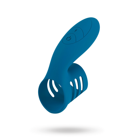 Vibrating Cock Ring Blue - Vuxen.dk: For ham
