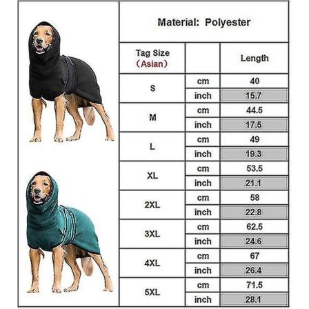 Kjæledyr Hundeklær Håndkle Tørking Badekåpe Frakk Valp Varmere klær Purple 2XL