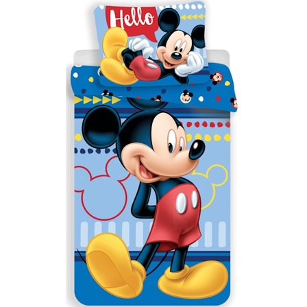 Mickey Mouse Sängkläder Set från Disney 140×200 cm, 70×90 cm