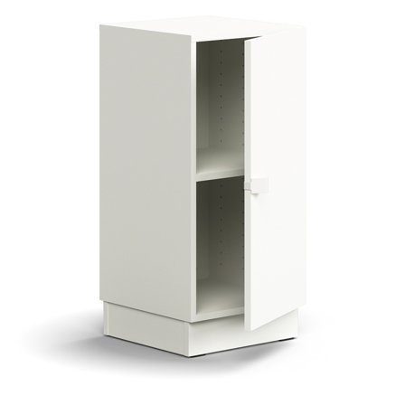 Schrank QBUS, 873x400x420 mm, weiß