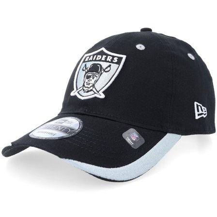New Era - NFL Noir adjustable Casquette - Las Vegas Raiders NFL 9TWENTY Black Adjustable @ Hatstore