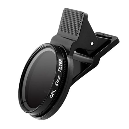 Objektivfilter Sol Kameraobjektivfilter Solfilter for Smartphone Solkamerafilter for Universal Sol Smarttelefonobjektiv med klips Forbedrende filter