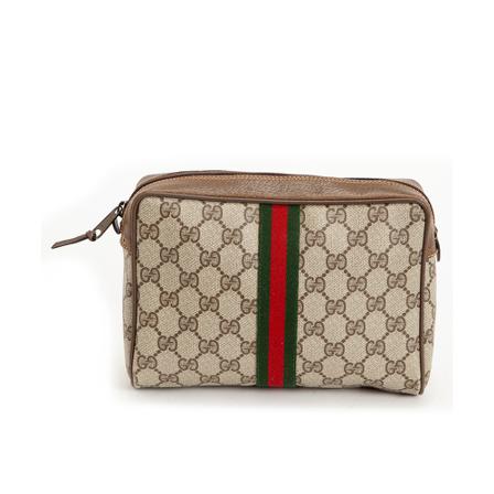 Gucci Vintage, Pre-owned trouse bag Bruin, Dames, Maat:ONE Size