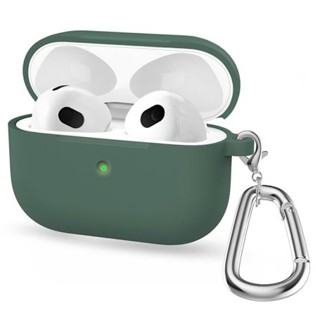 Olivoljefärgat AirPods3-hörlursfodral med flytande silikon från Apple