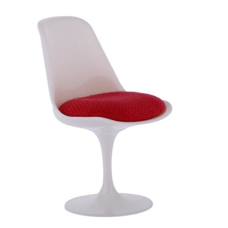 1:6 Skala Plast Stolle Dukkehus Miniatyr Møbler Kit Hvit