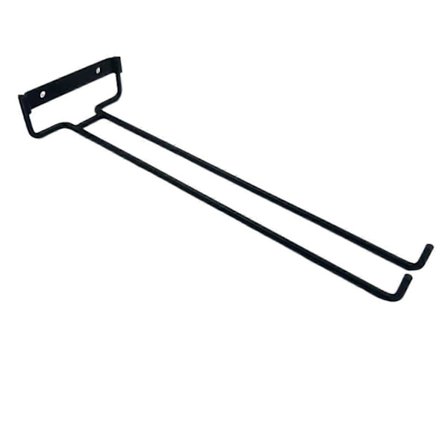 Ylösalaisin ripustettava viinilasiteline, yksirivinen, kotitalouskäyttöön, 30 cm punaviinilasiteline