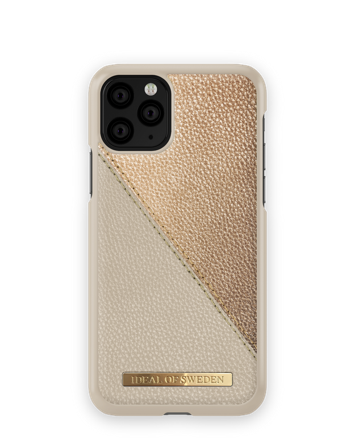 Female deksel, LH iPhone 11 PRO Golden Pebbled, iDeal of Sweden