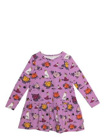 Roses Dress Dresses & Skirts Dresses Casual Dresses Long-sleeved Casual Dresses Lilla Martinex*Betinget Tilbud