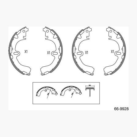 Biltema - Bremseskosett