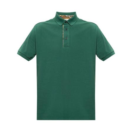 Etro, Polo shirt with logo Groen, Heren, Maat:XL,Katoen