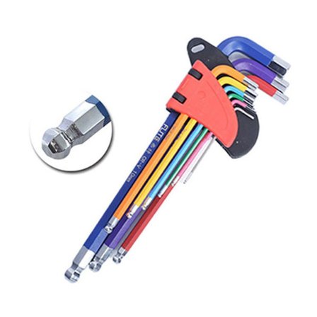 Unbrakonøglesæt L skruenøglesæt EKSEXKANT NØGLESÆT KORT EKSEXKANT NØGLESÆT KORT