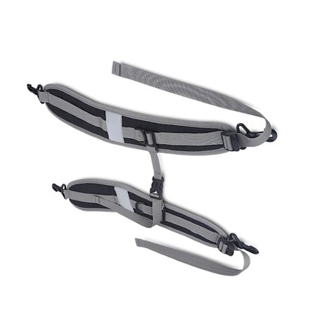 Eventyrklare ryggsekkstropper, høykvalitets nylon for utendørsutstyr med hurtigutløserspenne (justerbar lengde)