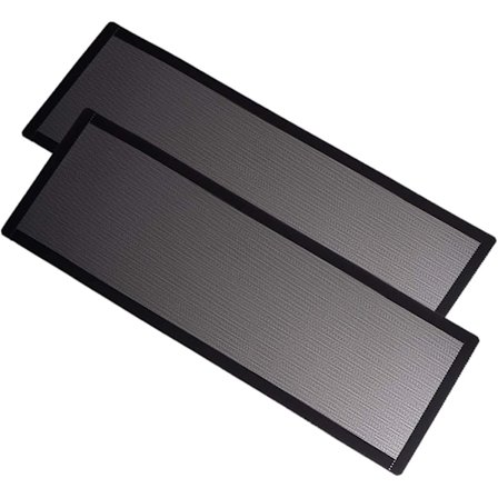 Viftestøvfilter Mesh Magnetisk Ramme PVC PC Datamaskin Kabinett Vifte Støv Mesh Deksel Griller Svart