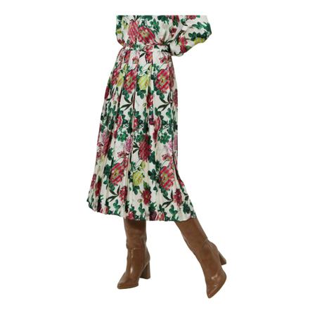 Silvian Heach Pleated midi Nederdel Grøn, Dame