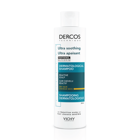 Vichy Dercos Ultra Soothing Shampoo, 200 ml