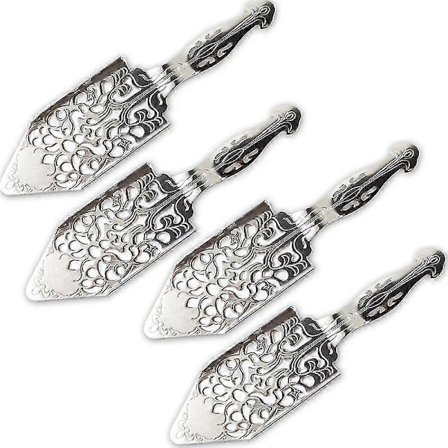 4 st Absintskedar i rostfritt stål Vintage Malört Cocktail Bar Glas Kopp Dricksfilter Ihålig