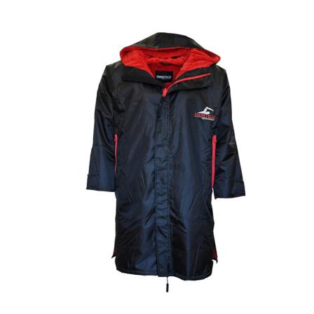 Swimtech Unisex Adult Parka S Svart/röd