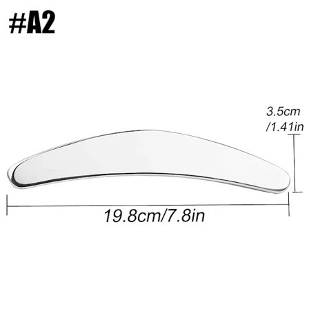 Manuell ansiktsakupressur penn i rustfritt stål, skjønnhetsstav, soneterapi trykkpunktmassasjeverktøy for dyp vevsmassasje