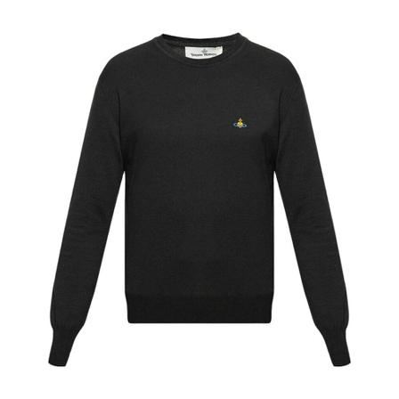 Vivienne Westwood Sweater with logo Sort, Herre