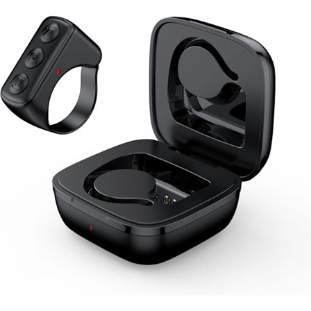 Tiktok Scrolling Ring TikTok Fjernkontroll Bluetooth Kamera Video Opptak Fjernkontroll TIK Tok Scrolling Ring Sidevender for Kindle App(D01)