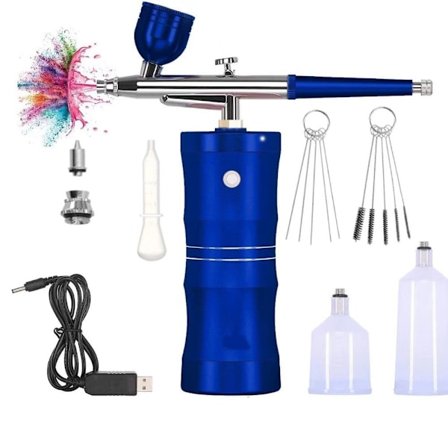 Beauty Air Brush Airbrush Gun SININEN