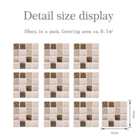 Mosaik flise klistermærker vægoverføringsbillede 07 07