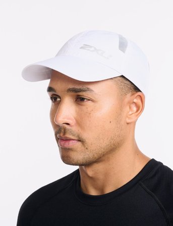 2XU Run Cap - White - ONE SIZE