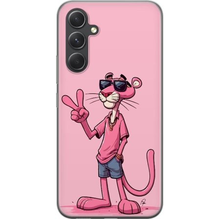 Yhteensopiva Puhelinkuori Samsung Galaxy S24 Pink Panter Peace