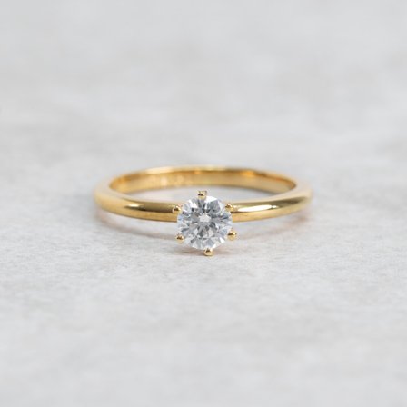 Förlovningsring Stenört, 18K Rödguld - Förlovning- och vigselringar