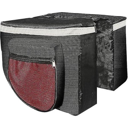 Sykkelvesker For Bagasjebærere. Iave 28l Dobbel Pannier Veske Med Håndtak Sykkel