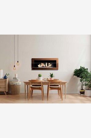 Biopejs Butikken - Etanolkamin 90cm - Brun - Öppna spisar - Från Homeroom