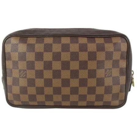 Louis Vuitton Vintage, Pre-owned Leather louis-vuitton-bags Bruin, Dames, Maat:ONE Size