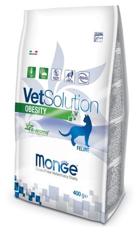 Monge VetSolution Obesity Linea Veterinaria Cibo Secco Gatti 400g