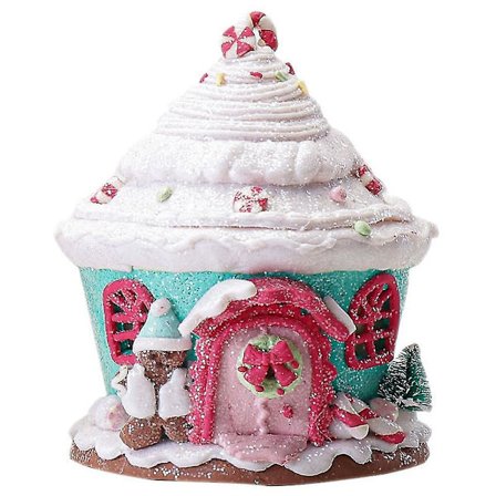 LED Pepperkakehus til jul - Lys opp huset - Pepperkakedekor - Julehus - Bordpynt til jul