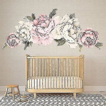 Murwall Kukka Pioni Seinätarra, Pioni Kimppu Kukat Irrotettava Kuori Ja Liimaa Seinätarra