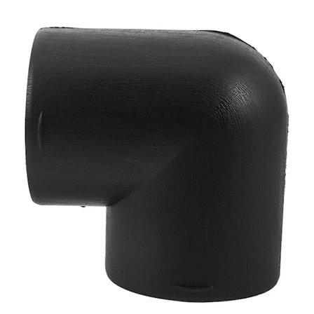 Varmeapparatkanal Slangekobling: 90 Grader 75mm Eksosrør Albuekobling For Oppgradering Av Bilventilasjonssystem Og R[D]