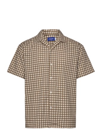 Jorjeff Jacquard Shirt Ss Ln Styd24 Beige Jack & J S