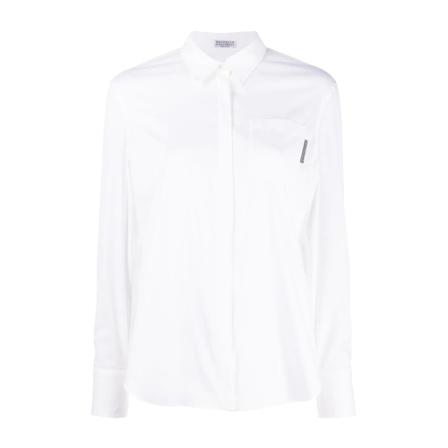 Brunello Cucinelli Shirts Hvid, Dame Skjorter