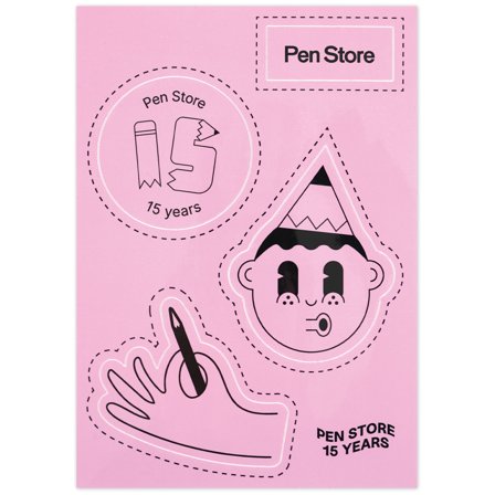 Pen Store Stickers 15-årsjubileum