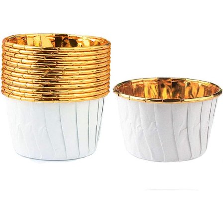 50 stycken Cupcake Wrappers Papper Bakformar Muffinskoppar Disposa