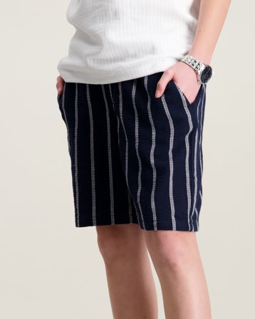 Jack & Jones JPSTJAIDEN COBA STRIPE JOG SHORT M JNR Blå Shorts Gutt - Kids Brand Store