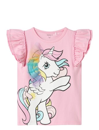 name it Nmfmika Mlp Ss Top Cplg - Pink - 92
