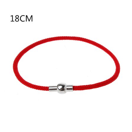 Kabbalah Flettet Armbånd Good Luck Armbånd Magnetlås Rød Sort Flettet Snor Armbånd Smykkegave til venner