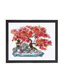 Stickpackung Bild Bonsai