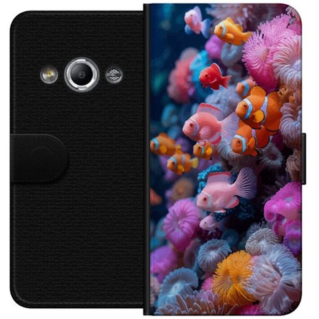 Yhteensopiva Lompakkokotelo Samsung Galaxy Xcover 3 Kala Koralli Meri Vedenalainen
